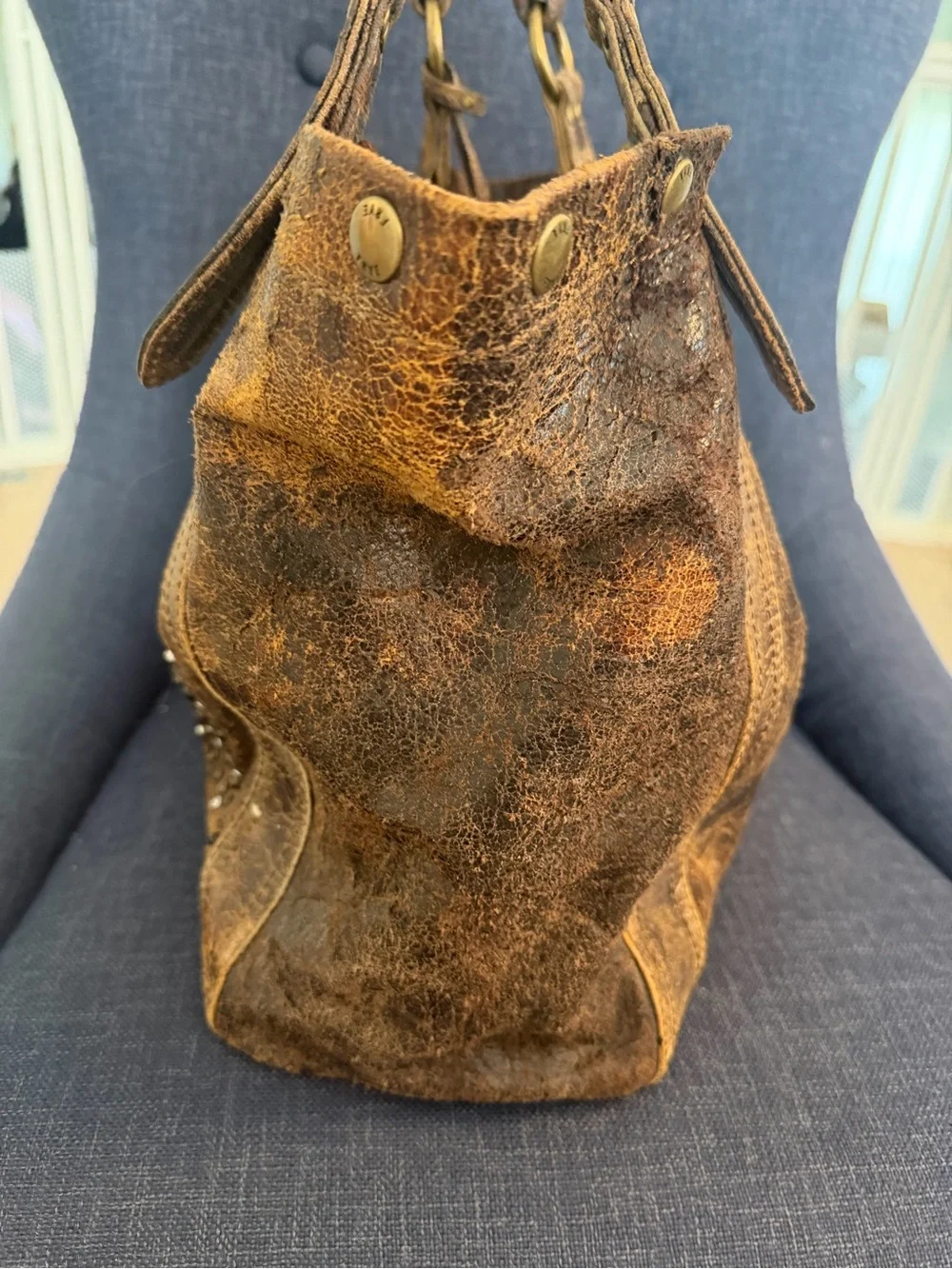 Frye distressed brown